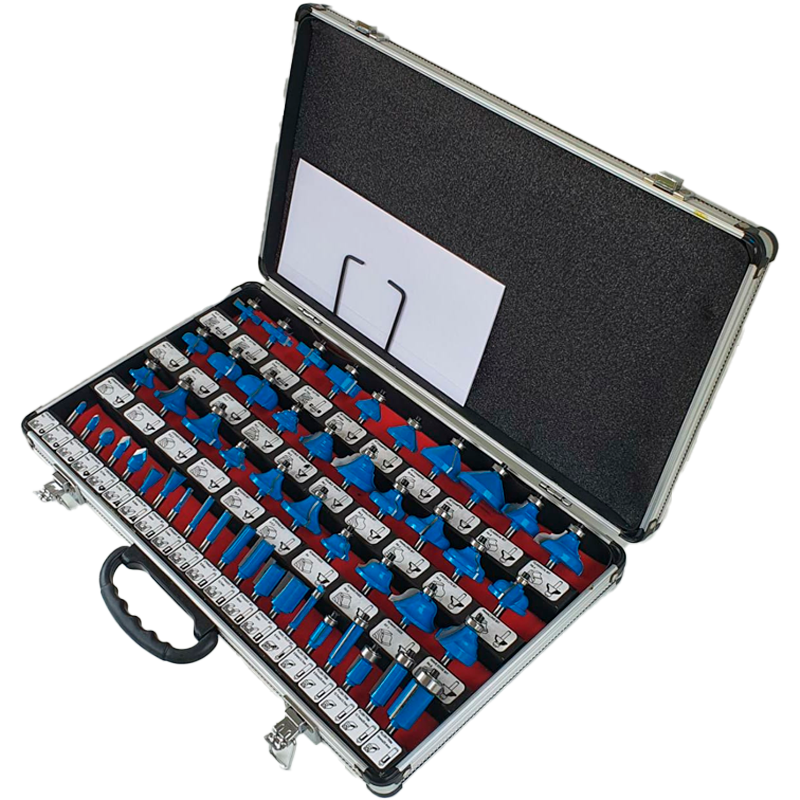 Kit de brocas para router de 50 piezas en marca RINO TOOLS, 210008