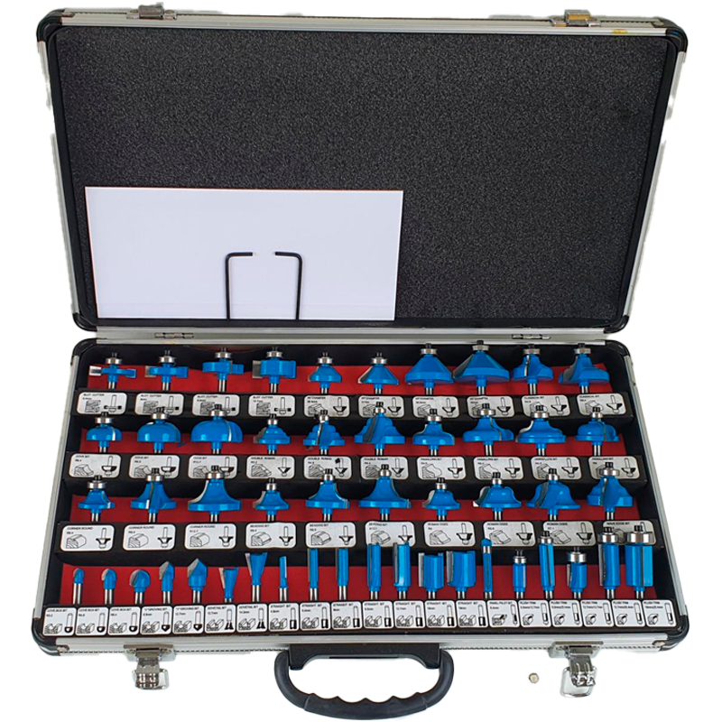 Kit de brocas para router de 50 piezas en marca RINO TOOLS, 210008