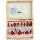 Kit de brocas para router de 15 piezas en marca RINO TOOLS, 210009