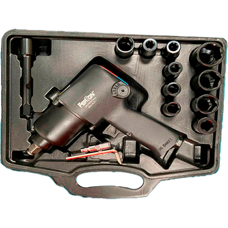 Pistola de impacto de 1/2" en marca FERTON, 218084