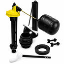 KIT DE REPARACION COMPLETO PARA TANQUE DE SANITARIO, 2 PLG X 10 PLG, PALANCA BLANCA Y EMPAQUE ESPONJOSO. FAMA