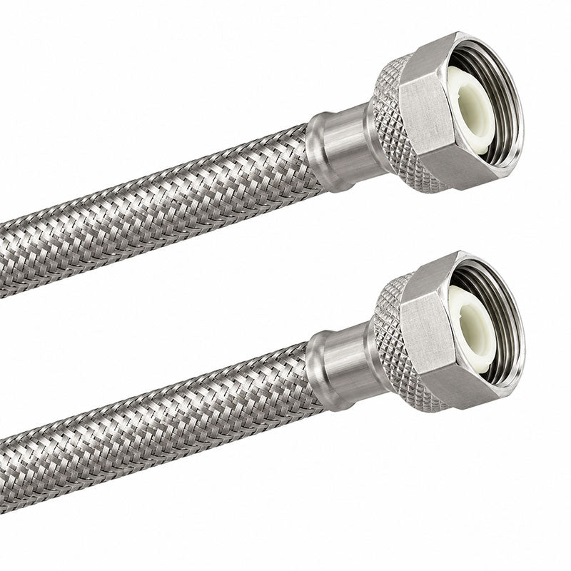 MANGUERA FLEXIBLE PREMIUM PARA AGUA POTABLE, 1/2 PLG FIP X 1/2 PLG FIP, 40 CM. FAMA, '3501