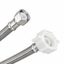MANGUERA FLEXIBLE PREMIUM PARA AGUA POTABLE, 3/8 PLG COMP X 1/2 PLG AM, 40 CM. FAMA