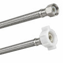 MANGUERA FLEXIBLE PREMIUM PARA SANITARIO, 1/2 PLG FIP X 7/8 PLG AM, 40 CM. FAMA