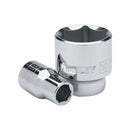 Copa de 6 lados de 6mm, raíz 3/8 plgs, Stanley, 4-86-301