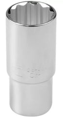 Copa de 12 lados de 27mm, raíz 1/2 plgs, de profundidad, Stanley, 4-86-435