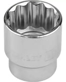 Copa de 12 lados de 36mm, raíz 1/2 plgs, Stanley, 4-88-187