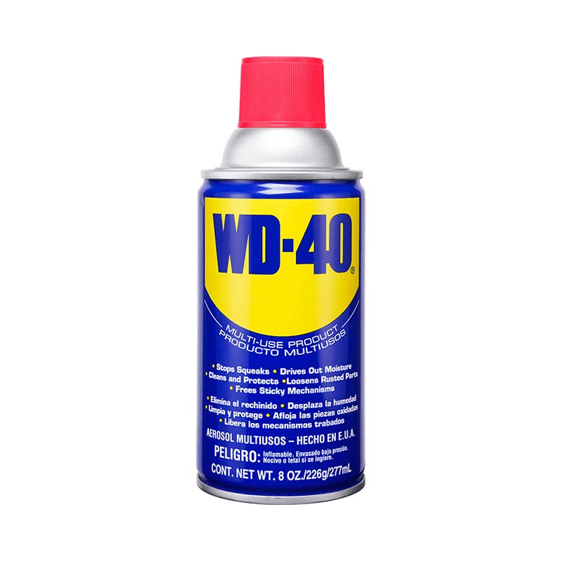 LUBRICANTE/ACEITE MULTIUSOS EN AEROSOL, AFLOJATODO, LIMPIA Y LUBRICA ENVASE DE 8 ONZAS. WD-40, '52208