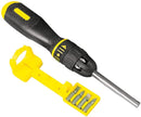 Desarmador ratch con 10 puntas intercambiales, Stanley, 68-010
