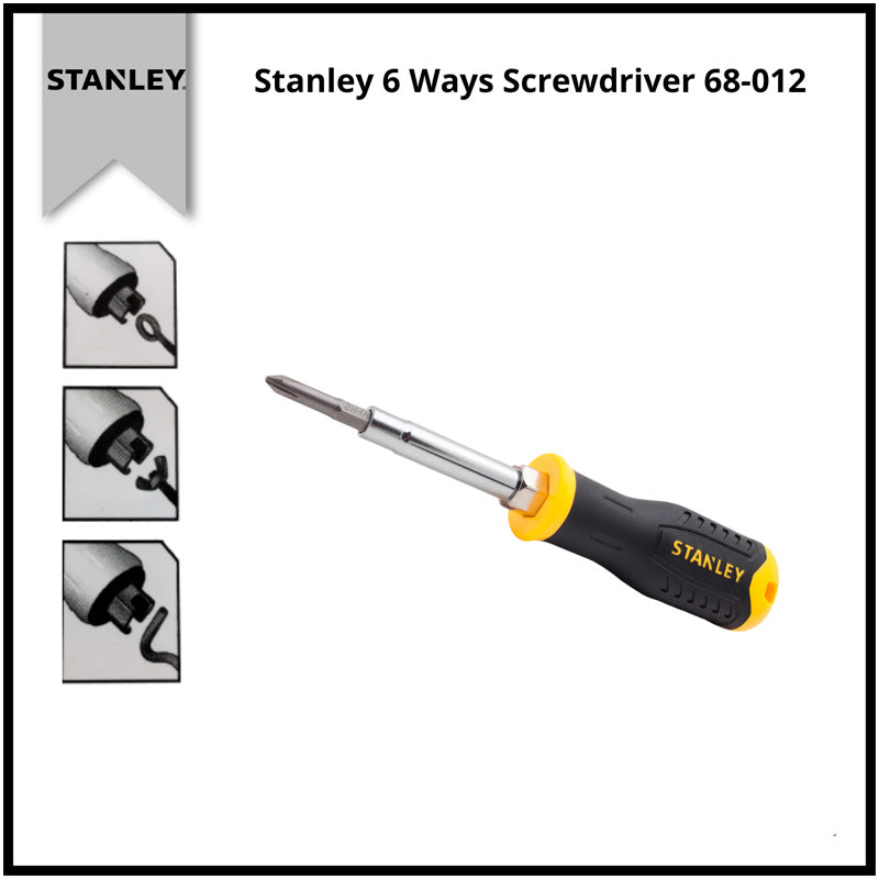 Desarmador con puntas intercambiables, Stanley, 68-012