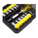 Juego de desarmador ratch con copas y puntas, 47 piezas, Stanley, 68-736