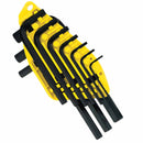 Juego de 10 llaves Allen, en pulgadas, Stanley, 69-254