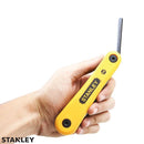 Juego de 5 llaves Allen plegables, en pulgadas, Stanley, 69-260