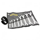 Juego de 8 llaves de doble cola, milimétricas, 86-072, Stanley