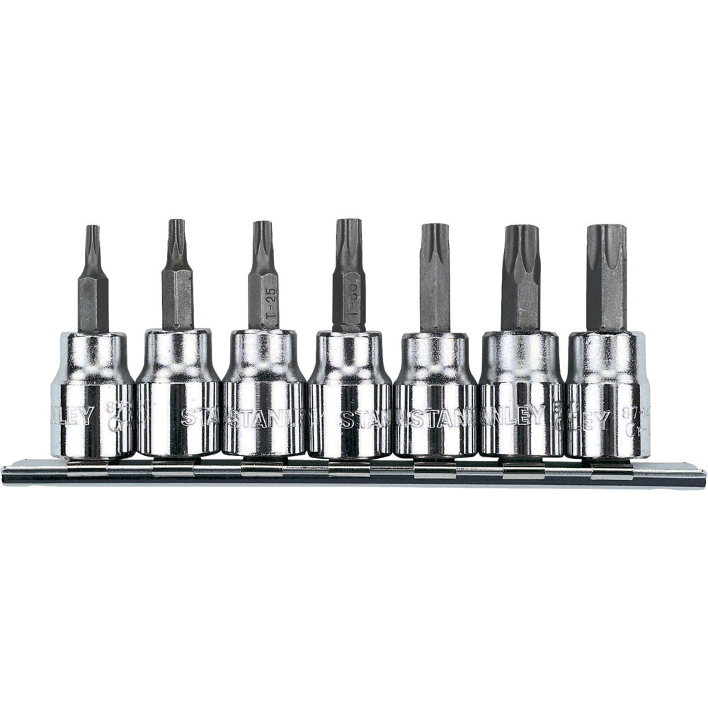 Juego de 7 copas Torx macho, Stanley, 87-342