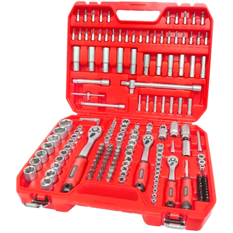 Juego de copas raíz 1/2, 3/8 y 1/4 plgs, Extol, 8818346
