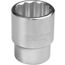 Copa de 12 lados de 1-1/4 plgs, raíz 3/4 plgs, Stanley, 89-669