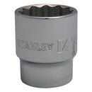 Copa de 12 lados de 1-1/2 plgs, raíz 3/4 plgs, Stanley, 89-673