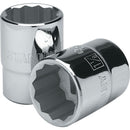 Copa de 12 lados de 1-3/4 plgs, raíz 3/4 plgs, Stanley, 89-676