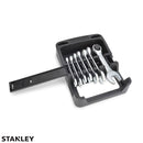 Juego de 7 llaves cola corona, milimétricas, Stanley, 90-651