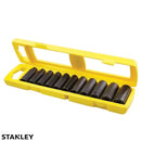 Juego de copas de impacto, raíz 1/2 plgs, 11 piezas, Stanley, 97-126