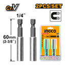 Kit de sujetadores magneticos de 1/4" marca INGCO, ABH10601