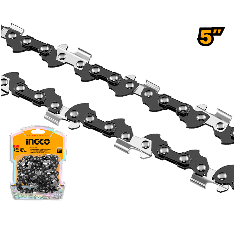 Cadena para mini motosierra 5" marca INGCO, AGSC50501