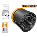 Kit de broca sierras para metal, madera y plasticos incluye 7 piezas de marca INGCO, AKHS702