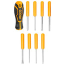 Juego de desarmadores con puntas intercambiables marca INGCO, AKISD0901
