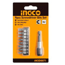 Puntas para destornillador con sugetador magnetico marca INGCO, AKSD0071