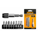 Puntas para destornillador con sugetador magnetico marca INGCO, AKSD0071