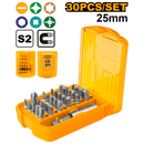 Juego de 30 puntas para desarmador marca y sujetador magnetico INGCO, AKSD08301