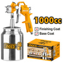 Pistola para pintar neumatica con deposito de 1000ml marca INGCO, ASG3101