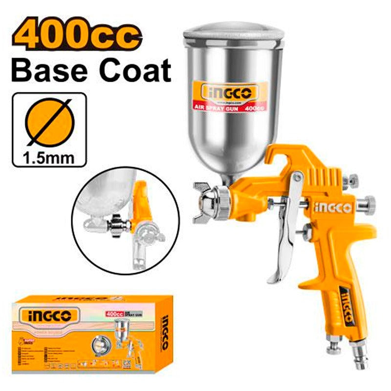 Pistola para pintar de aire 400ML,  INGCO, ASG4042