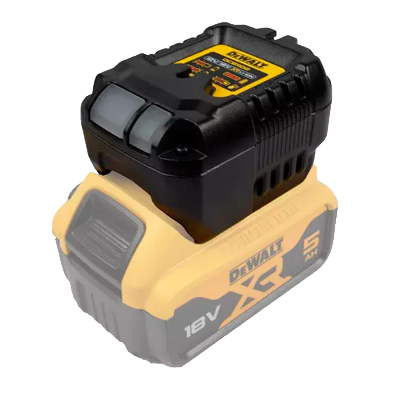 Cargador de baterías de 12 a 20 voltios de 2 Ah, Dewalt, DCB1102-B3