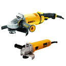 COMBO DE ESMERILADORAS DE 9 PLGS Y 4 1/2 PLGS, DEWALT, DWE4559-4010