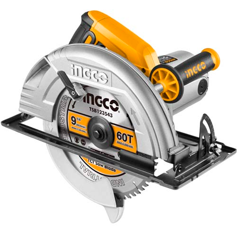 Sierra circular de 9 1/4" de 2200 watts Voltaje:220 en marca INGCO, CS2358