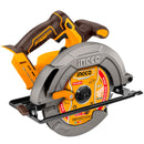 Sierra circular de 7 1/4 inalámbrica marca INGCO, CSLI1851