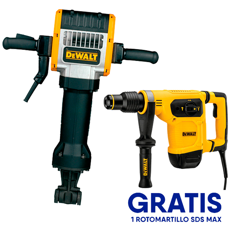 Demoledor de 30 kilos con rotomartillo gratis Dewalt D25980-25481K
