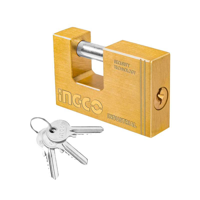 Candado de alta seguridad de 80 MM en marca INGCO, DBBPL0802
