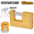 Candado de alta seguridad de 80 MM en marca INGCO, DBBPL0802