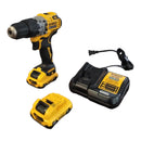 Barreno percutor inalámbrico de 3/8 plgs, 12 voltios, DEWALT, DCD706F2