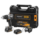 MCLAREN.TALADRO PERCUTOR INALAMBRICO 20V XR, BRUSHLESS, MANDRIL DE 1/2 PULG. 2 BATERIAS POWER STACK Y CARGADOR. DEWALT