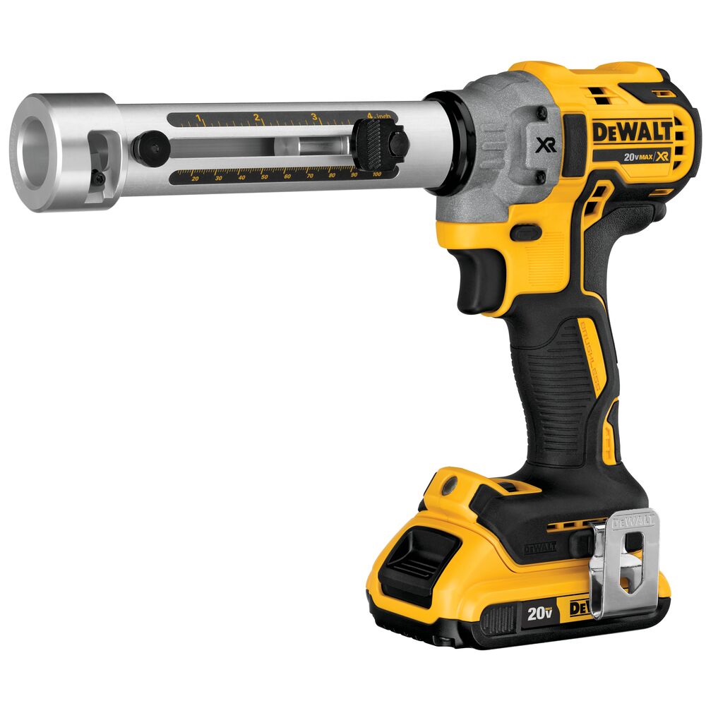 PELACABLE INALAMBRICO 20 VOLTIOS CON CASQUILLOS DE LIBERACION RAPIDA, PARA CABLE DE COBRE Y ALUMINIO. MARCA DEWALT, DCE151TD1