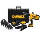 PRENSA PARA TUBOS DE COBRE Y ACERO INOXIDABLE INALAMBRICA 20V, INCLUYE 6 MORDAZAS DE 1/2 A 2 PLG. DEWALT