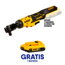 RATCHET INALAMBRICO ATOMIC 1/2 PLG, 20V, 70 PIE/LIBRA, BRUSHLESS, GRATIS BATERIA, (BARE TOOL). DEWALT