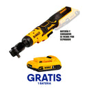 RATCHET INALAMBRICO ATOMIC 3/8 PLG, 20V, 70 PIE/LIBRA, BRUSHLESS, GRATIS BATERIA, (BARE TOOL). DEWALT