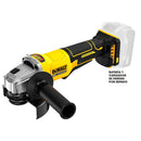 ESMERILADORA INALAMBRICA 4 1/2, 20V, 9000 RPM, BRUSHLESS, SIN CARGADOR NI BATERIA. BARE TOOL. DEWALT