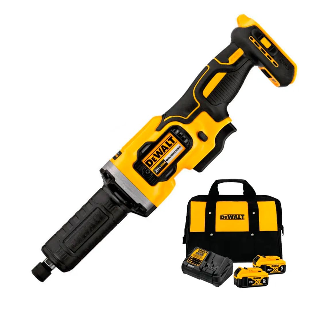 ROTO TOOL/RECTIFICADOR DE MATRICES DE 1-1/2, INALAMBRICA 20 VOLTIOS, VELOCIDAD VARIABLE GRATIS CARTUCHERA. DEWALT, DCG426M2-83485LA