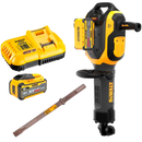 Demoledor inalámbrico de 15 kilos 60 voltios con 2 baterías y cargador Dewalt DCH966Z2